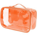 Clear Toiletry Makeup Bag, Travel Case, PVC Cosmetic Organizer